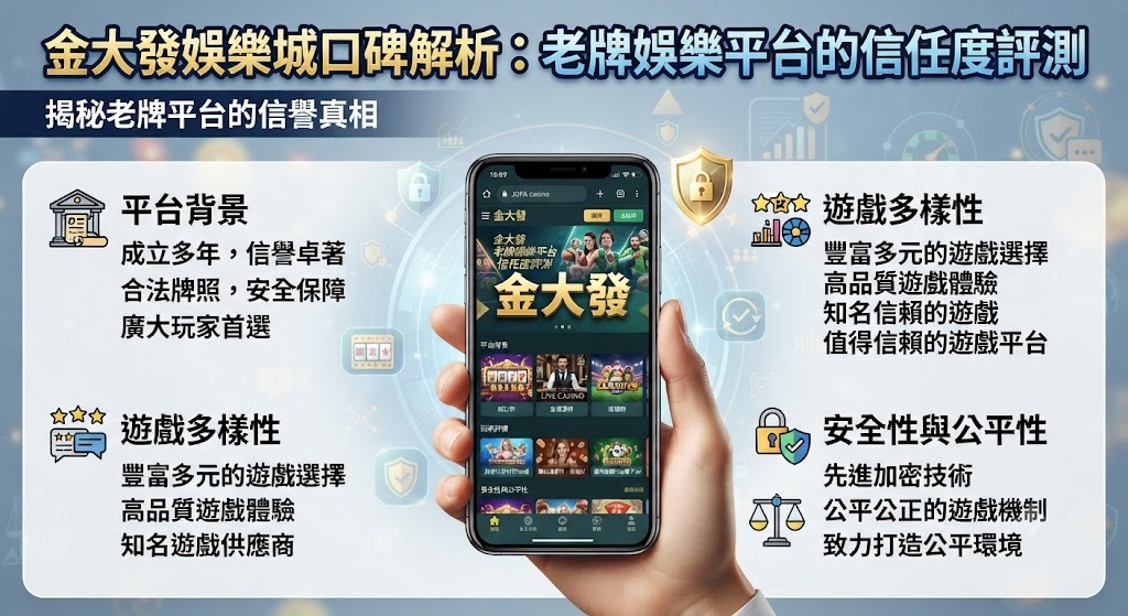 新手也能輕鬆上手!查看金大發真實玩家評價